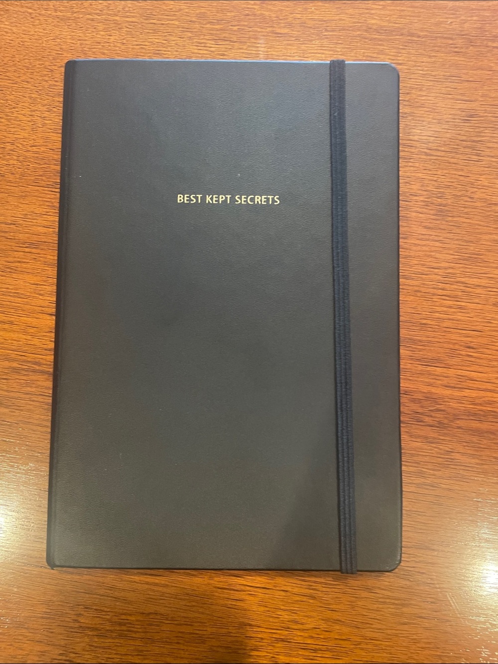 Bobbi Brown Black Notebook Gold 'Best Kept Secrets Best Kept Secrets journal 5x7